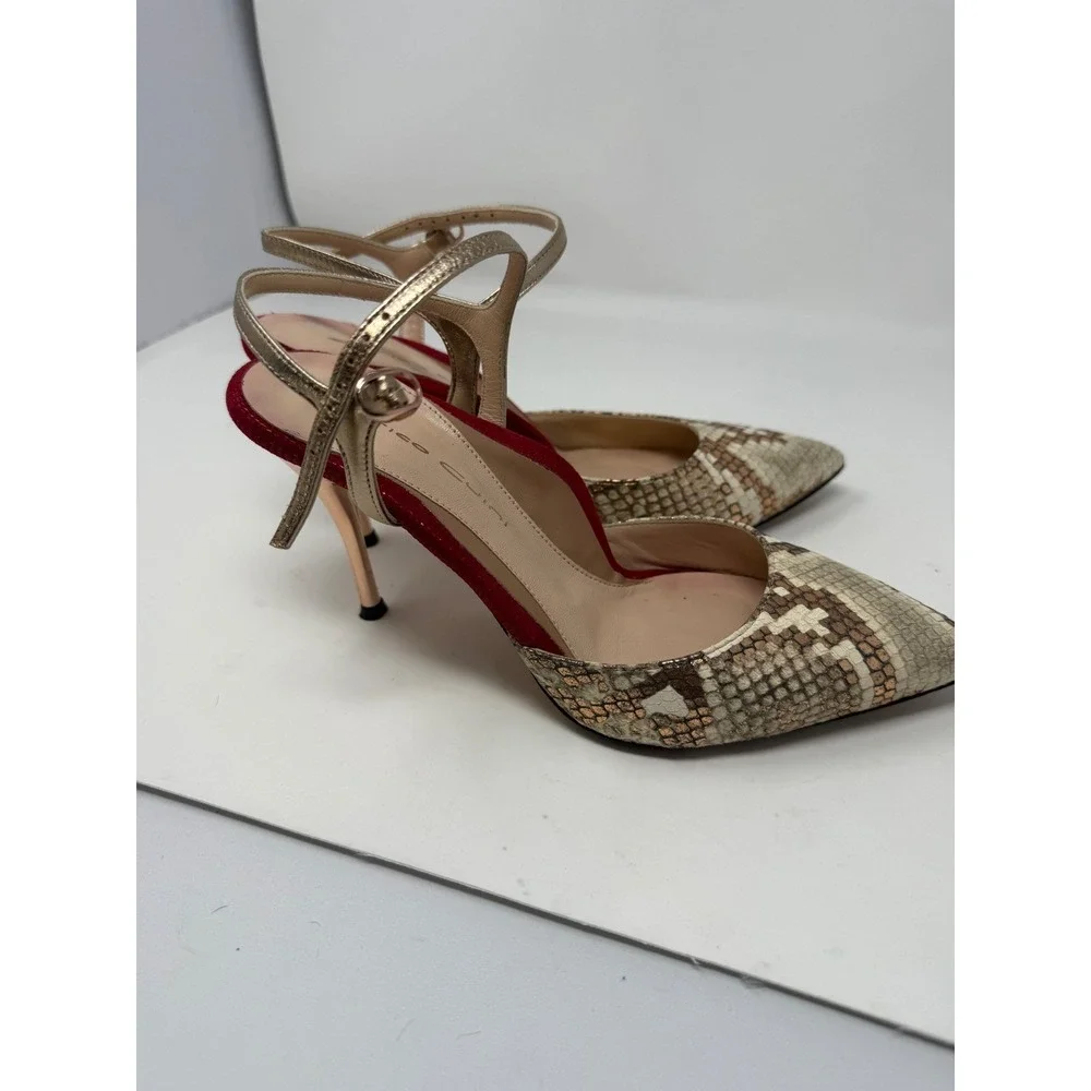 Enrico Cuini Faye Fireworks heels Women's‎ size 37.5